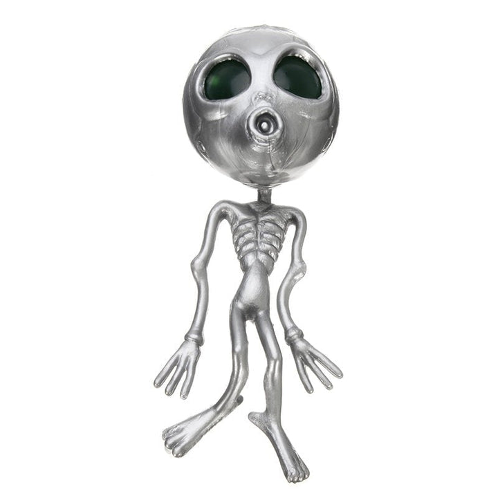 Alien ET Skeleton Squishy Squeeze Rubber Water Ball Stress Reliever Decompress Toy Gift Image 1