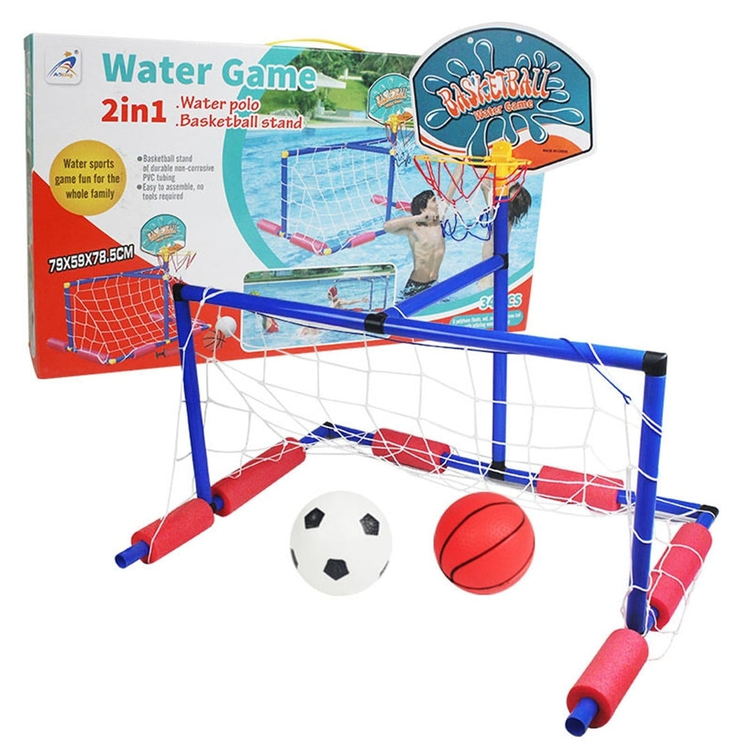 Amphibious Football Basketball Parent-child Interaction Large Childrens Toys Summer Pool Sports Toys Image 1