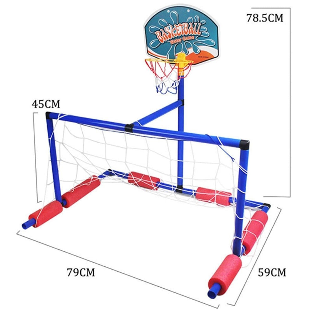 Amphibious Football Basketball Parent-child Interaction Large Childrens Toys Summer Pool Sports Toys Image 2