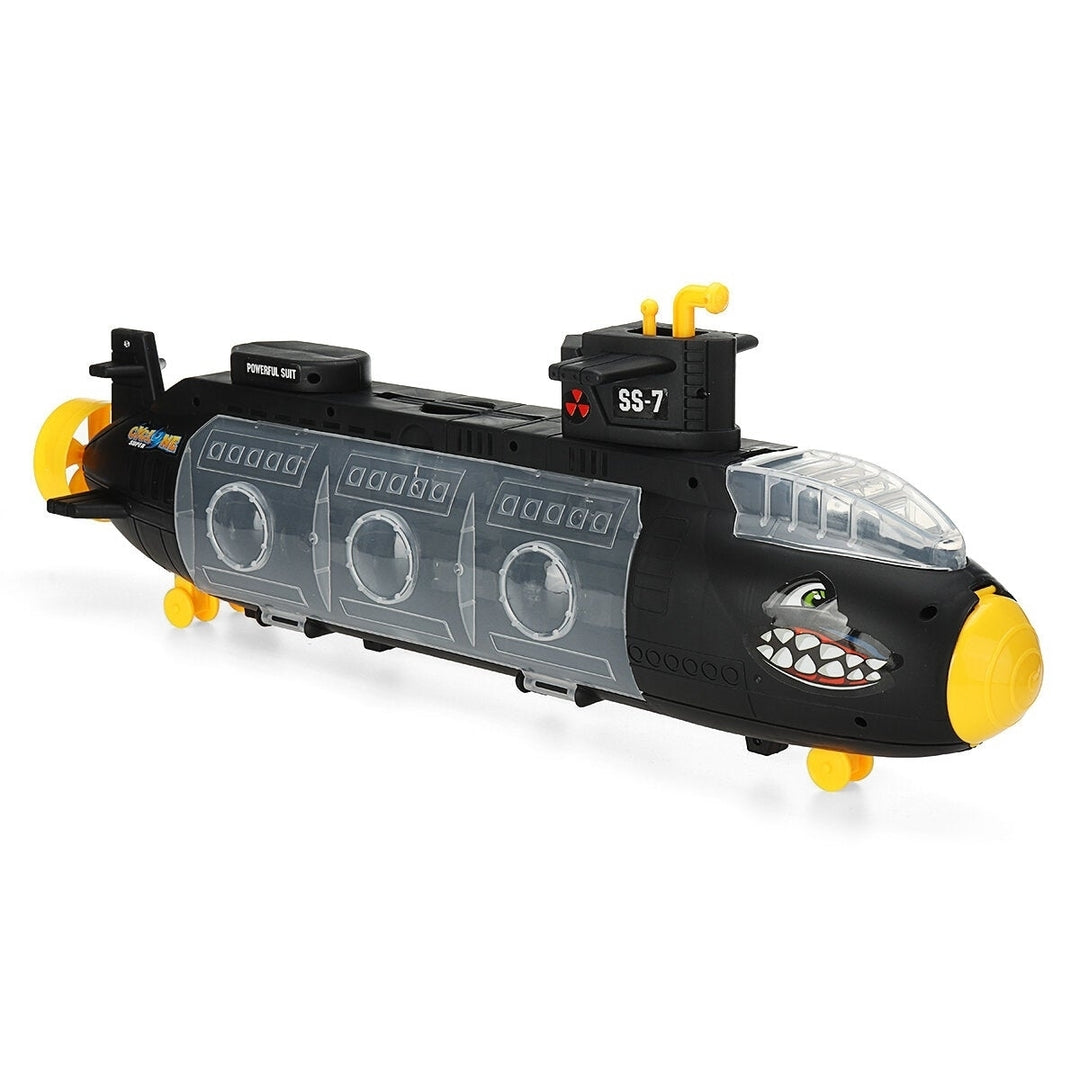 Alloy Inertia Shark Artillery Submarine Vehicle Set Diecast Car Model Toys for Kids Gift Image 6
