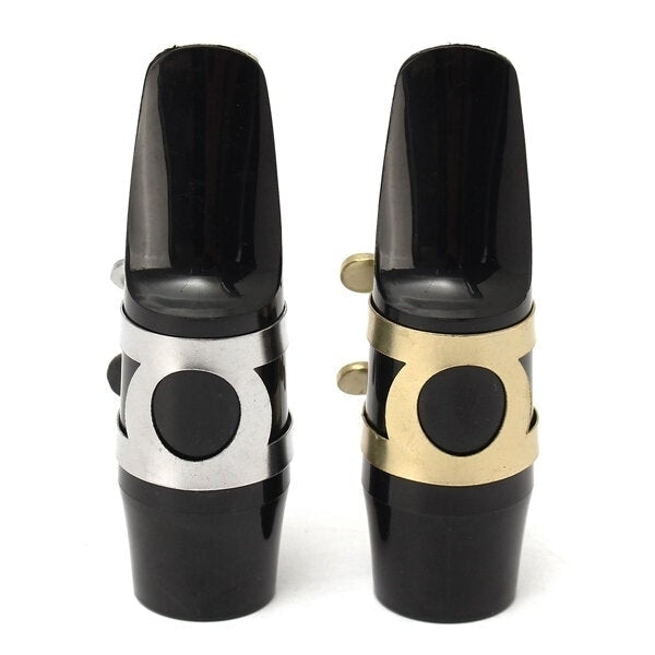 Alto Sax Saxophone Mouthpiece with Cap Buckle Reed Patches Pads Cushions Image 2