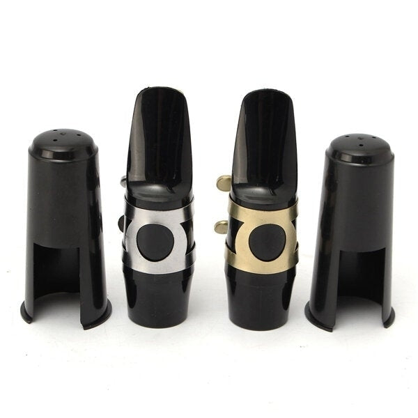 Alto Sax Saxophone Mouthpiece with Cap Buckle Reed Patches Pads Cushions Image 4