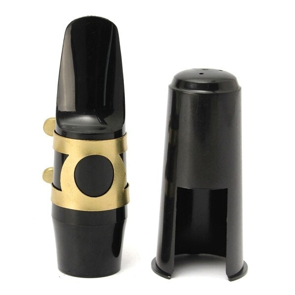 Alto Sax Saxophone Mouthpiece with Cap Buckle Reed Patches Pads Cushions Image 9