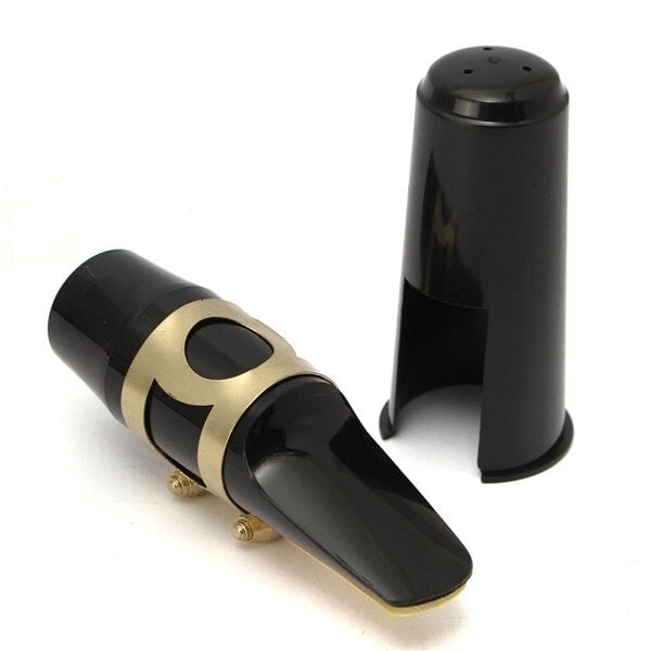Alto Sax Saxophone Mouthpiece with Cap Buckle Reed Patches Pads Cushions Image 11