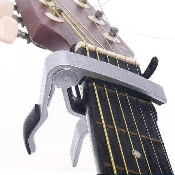 Aluminum Alloy Release Spring Trigger Guitar Capo for Electric Acoustic Guitars Image 2