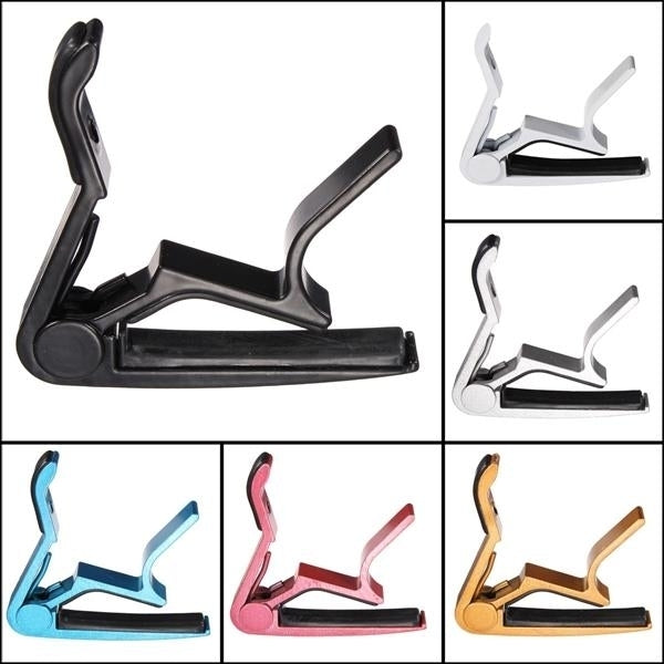 Aluminum Alloy Release Spring Trigger Guitar Capo for Electric Acoustic Guitars Image 3