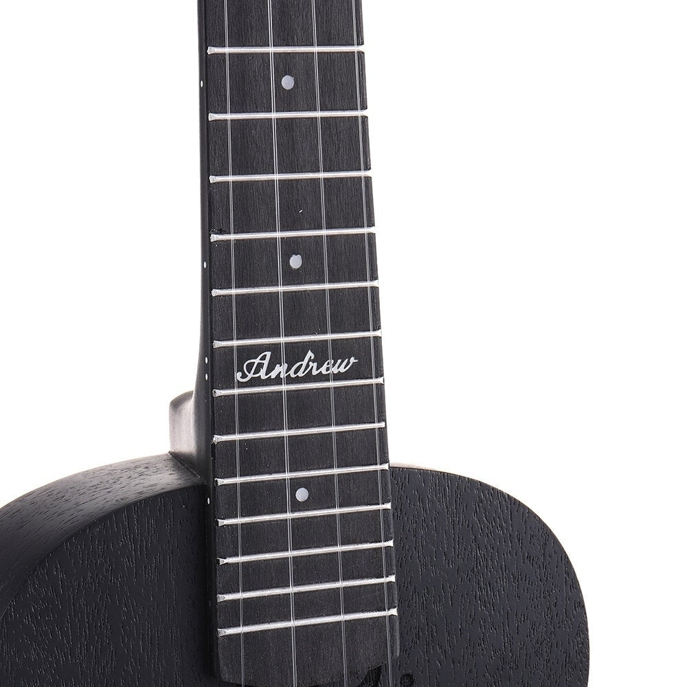 Andrew 23,26 Inch Mahogany High Molecular Carbon String Retro Ukelele for Guitar Player Image 4