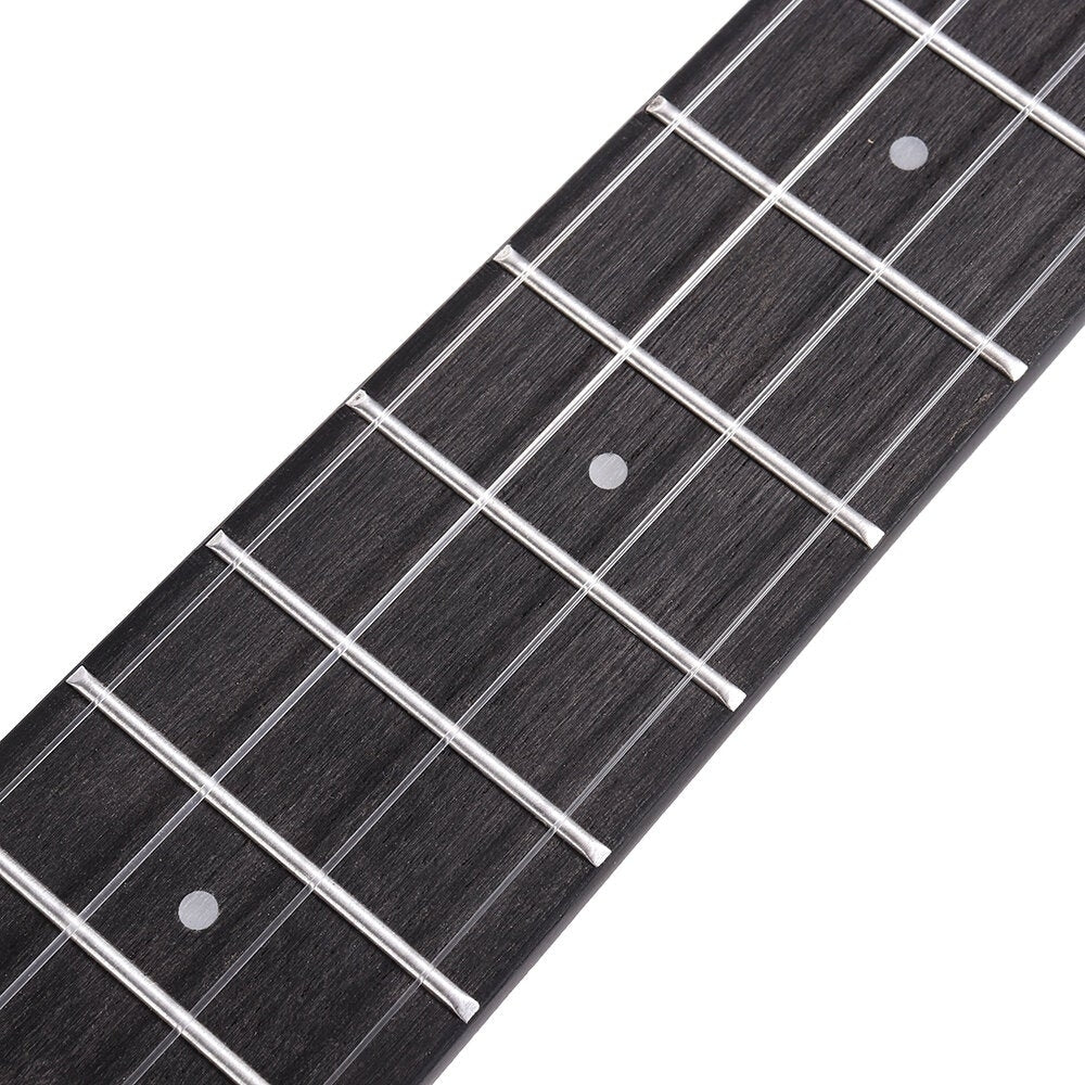Andrew 23,26 Inch Mahogany High Molecular Carbon String Retro Ukelele for Guitar Player Image 7