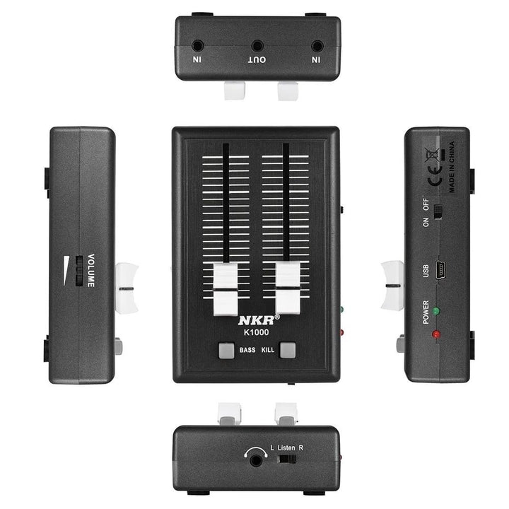 Audio Sound Mixer Mini Pocket Mixer Mini Mobile Phone Mixer 3.5mm Interfaces with Power Adapter Image 4