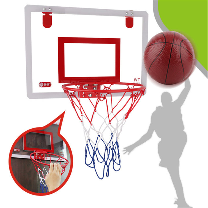 Basketball Door Wall-Mountable Spikeable Transparent Basketball Board Toys Image 1