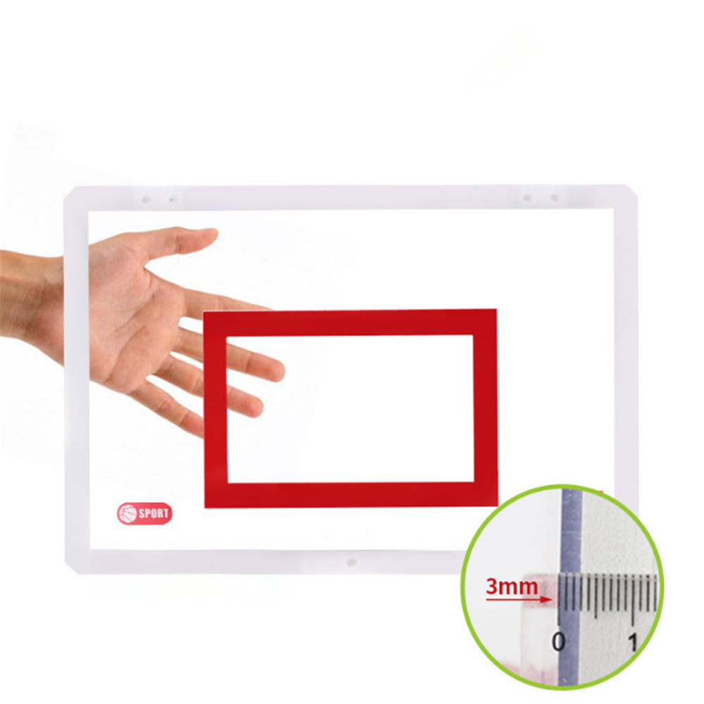 Basketball Door Wall-Mountable Spikeable Transparent Basketball Board Toys Image 2