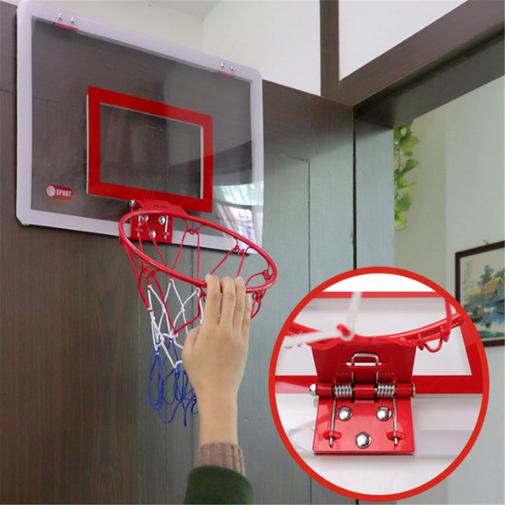 Basketball Door Wall-Mountable Spikeable Transparent Basketball Board Toys Image 3