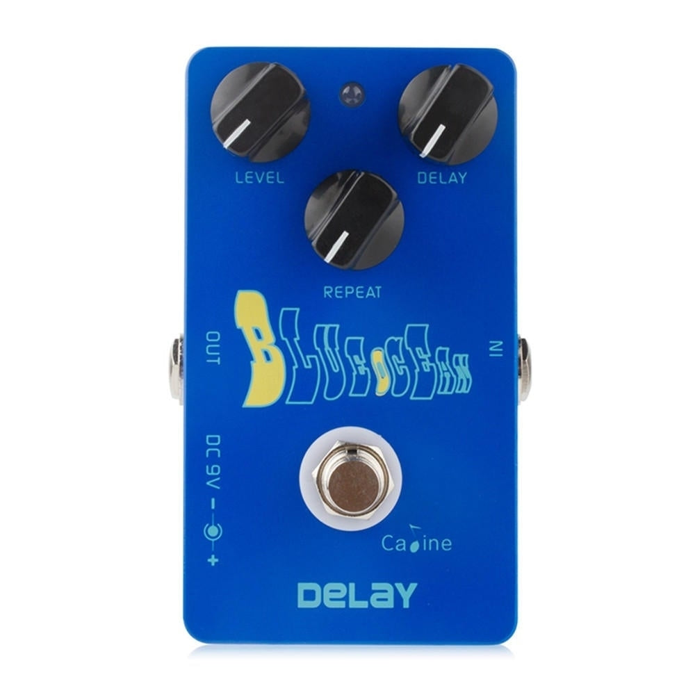 Blue Ocean Delay Guitar Effects Pedal True Bypass 25ms-600ms Delay Time Image 2