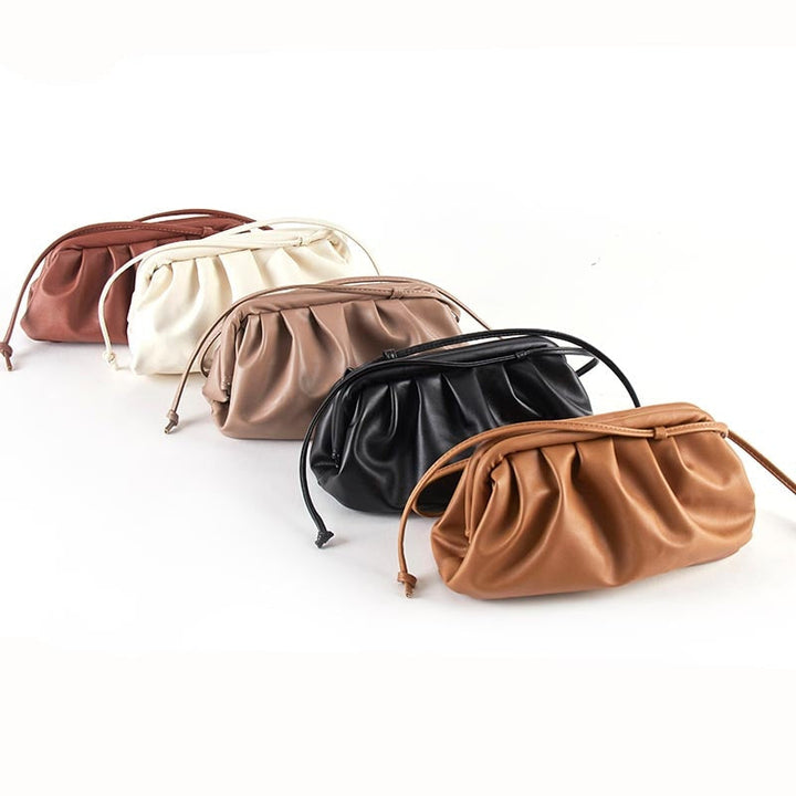 Bag For Women Cloud bag Soft Leather Madame Single Shoulder Slant Dumpling Handbag Day Clutches bags Messenger Image 3