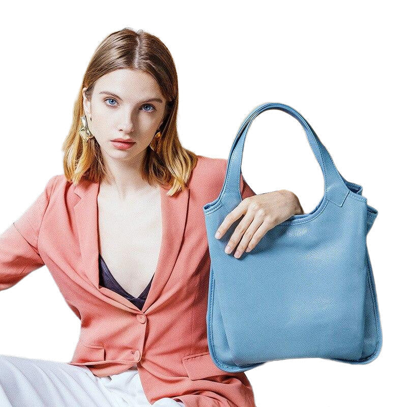 Bags for Women Genuine Leather Large Capacity Handbags Fashion Top-Handle Bag Bolsa Feminina Casual Luxury Totes Image 6