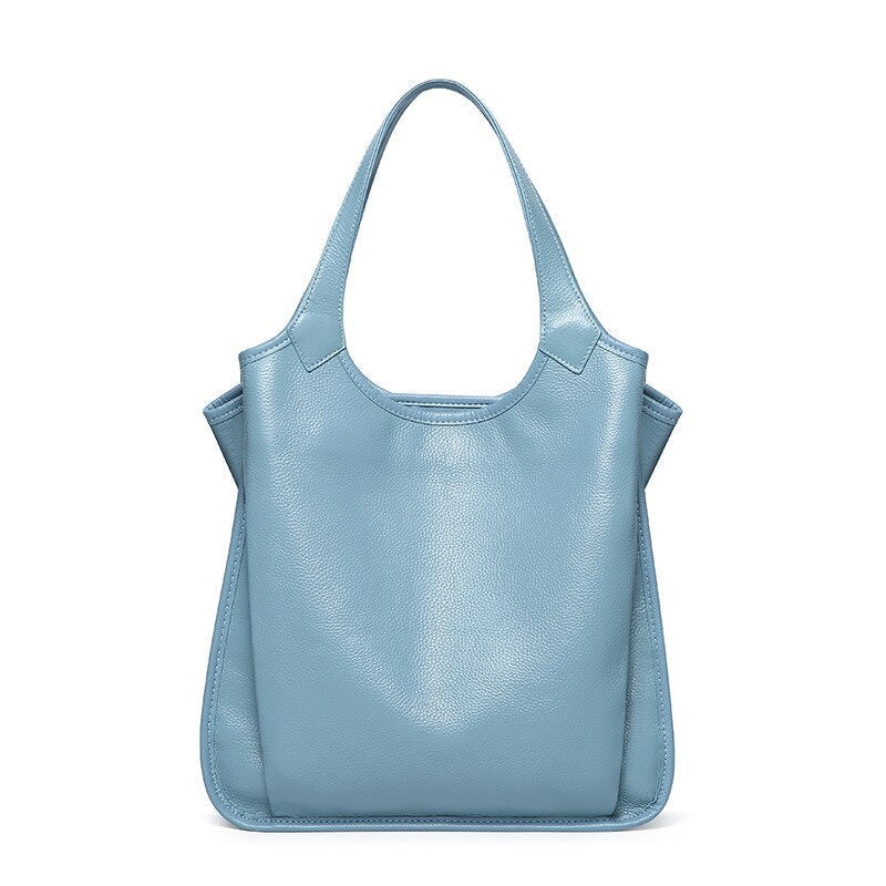 Bags for Women Genuine Leather Large Capacity Handbags Fashion Top-Handle Bag Bolsa Feminina Casual Luxury Totes Image 10