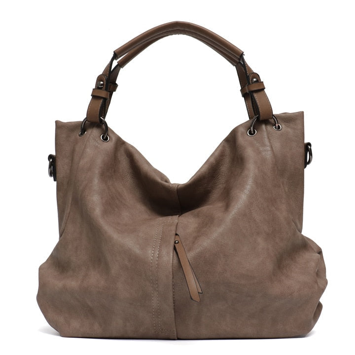 Big Casual Soft Tote Shoulder Bags for Women Large Vegan Leather Zipper Female Hobo fine Luxury Design PursesandHandbag Image 4