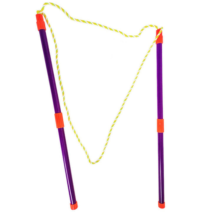 Big Bubble Making Props Double Pole Folding Rope Kids Toys Image 4