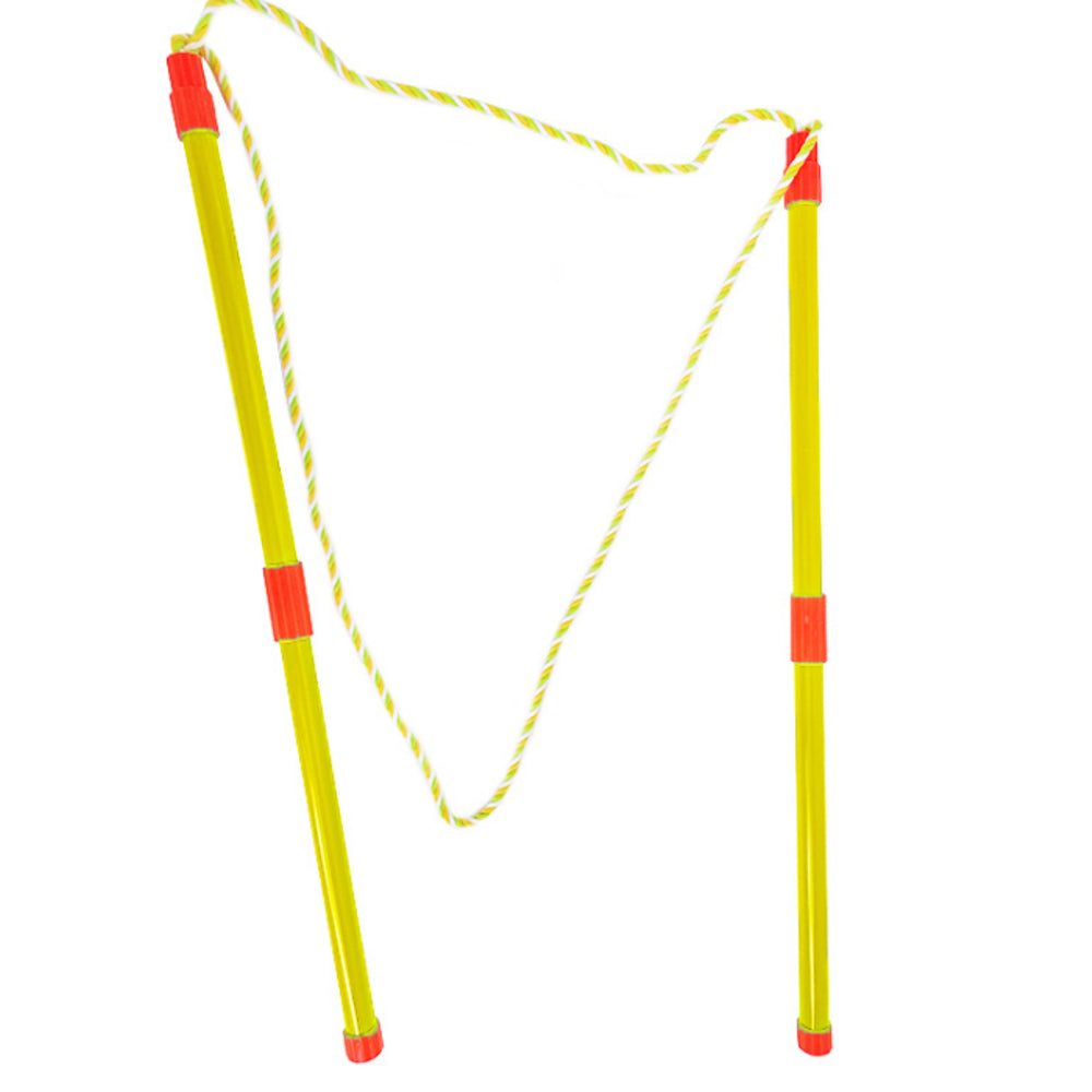Big Bubble Making Props Double Pole Folding Rope Kids Toys Image 4