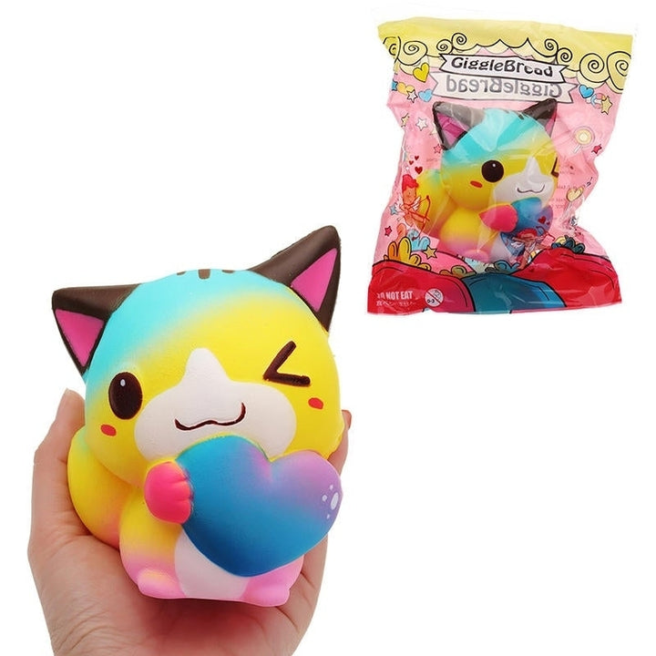 Cat Squishy 129.57.5cm Slow Rising With Packaging Valentines Day Gift Soft Toy Image 1