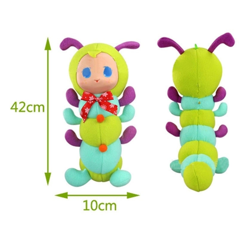 Caterpillar Stuffed Bedtime Playmate Short Plush Toy Gift Decor Collection Image 4