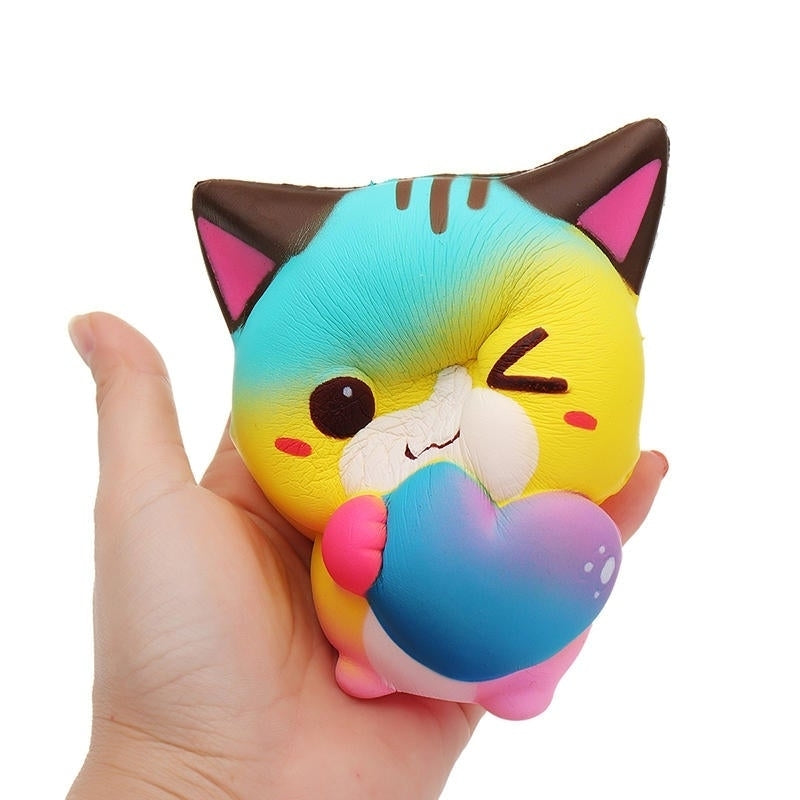 Cat Squishy 129.57.5cm Slow Rising With Packaging Valentines Day Gift Soft Toy Image 9
