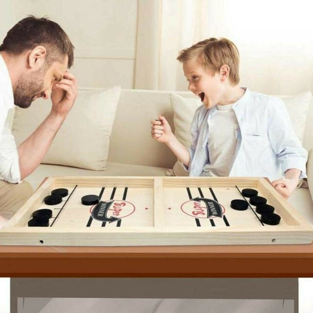 Chess Bouncing Chess Bouncing Chess Parent-Child Interactive Chess Bumping Chess Board Game Desktop Hockey Toys Image 1
