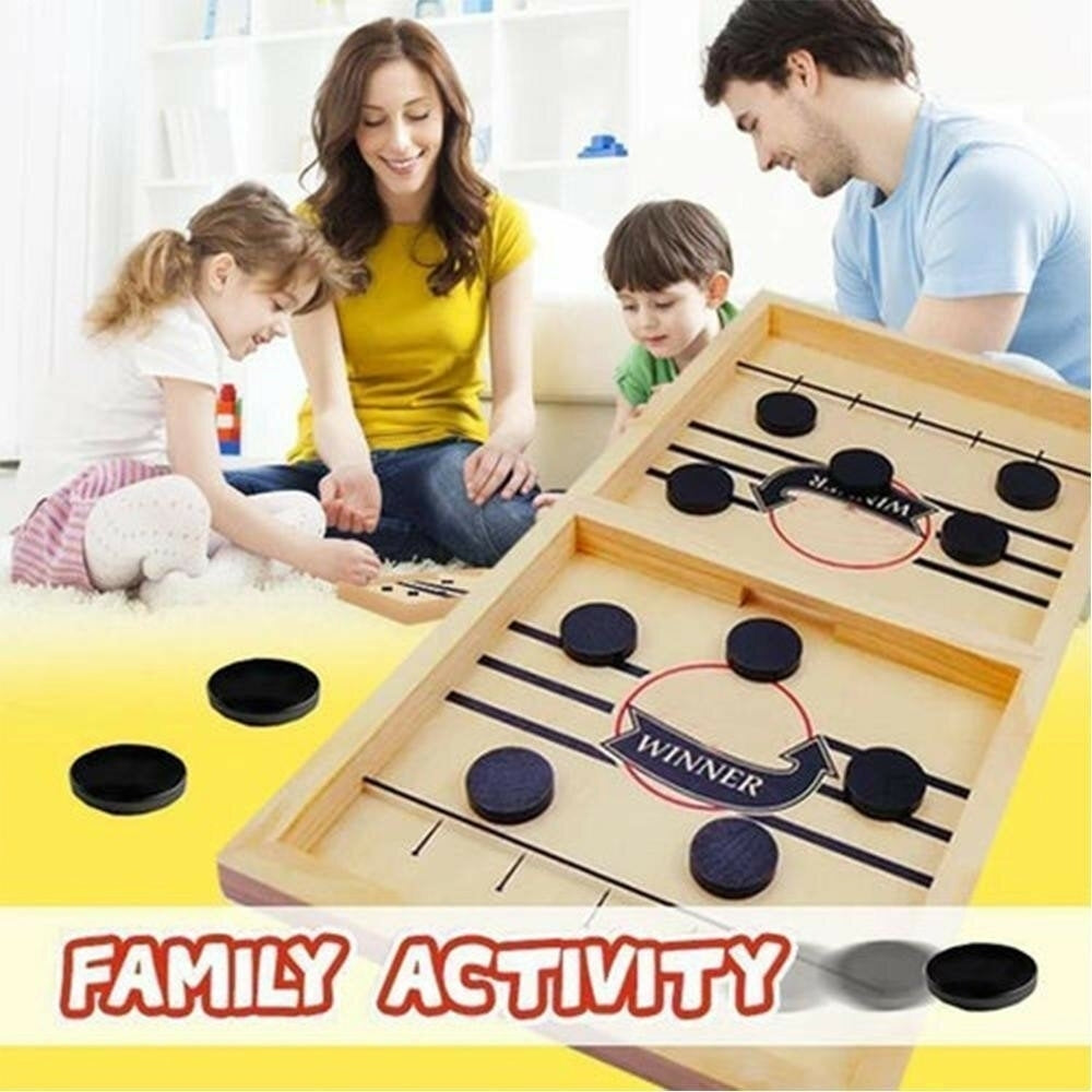 Chess Bouncing Chess Bouncing Chess Parent-Child Interactive Chess Bumping Chess Board Game Desktop Hockey Toys Image 2