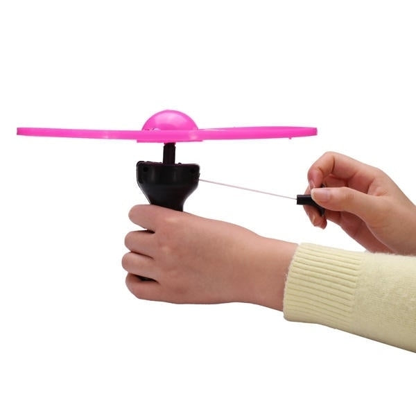 Children Flying Toy LED Luminous Outdoor Glow Plane Toy Image 2