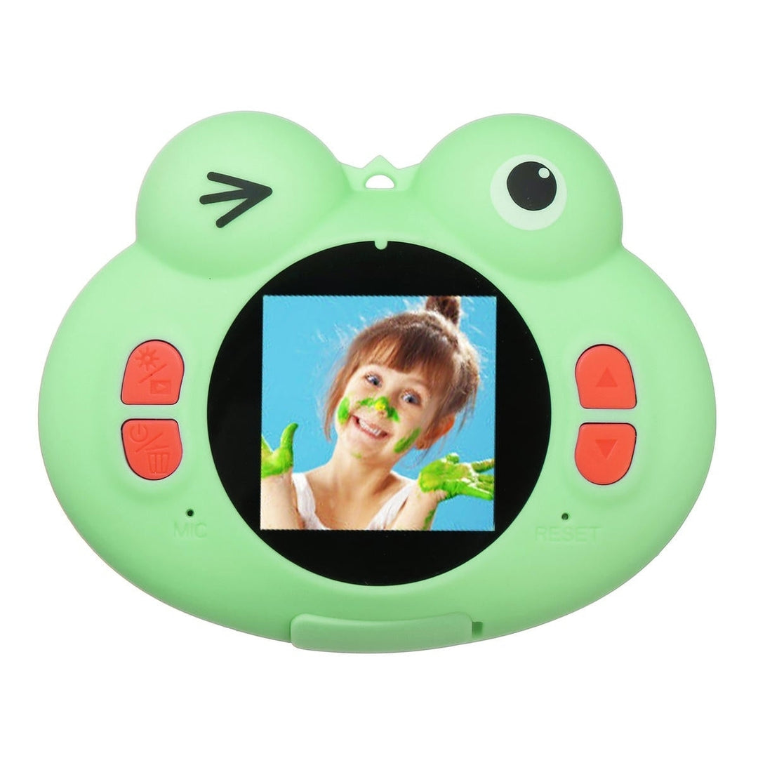 Children Camera Cute Frog Animal 1.54 inch HD Screen Wide Angle 120 With Board Game Novelties Toys Image 3
