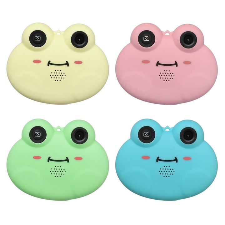 Children Camera Cute Frog Animal 1.54 inch HD Screen Wide Angle 120 With Board Game Novelties Toys Image 4