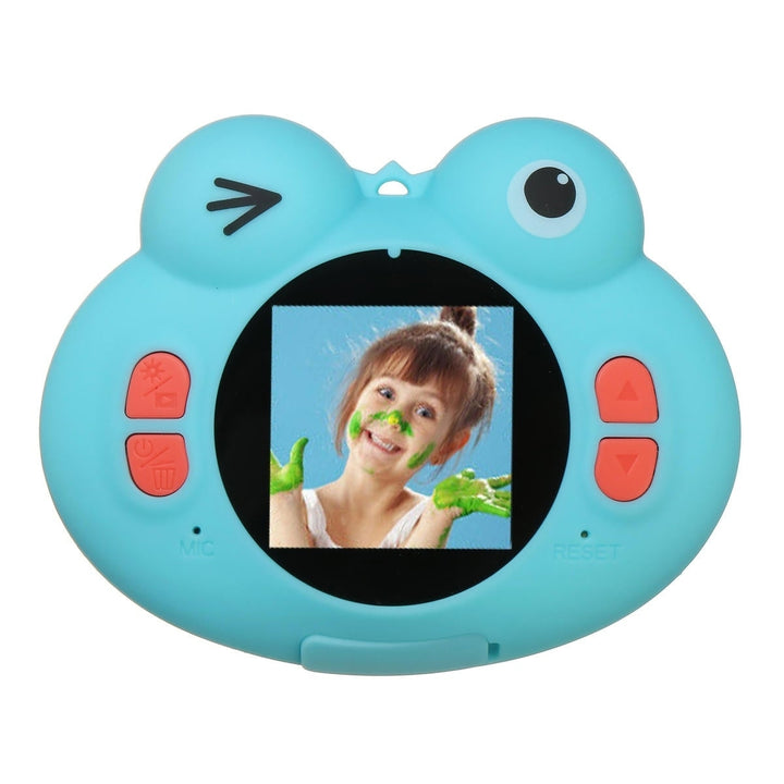 Children Camera Cute Frog Animal 1.54 inch HD Screen Wide Angle 120 With Board Game Novelties Toys Image 7