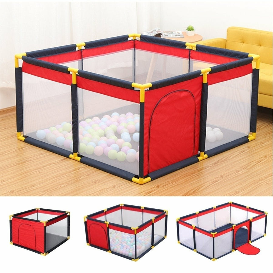 Childrens Play Fence Baby Safety Fence Foldable Fence Childrens Indoor Fence Toys Image 1