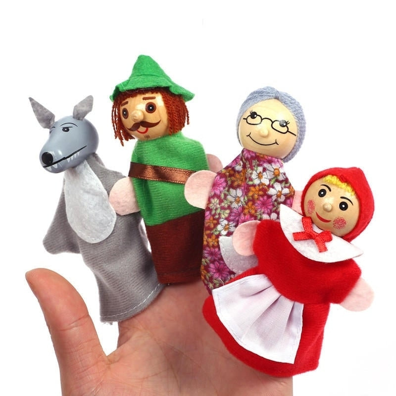 Christmas 7 Types Family Finger Puppets Set Soft Cloth Doll For Kids Childrens Gift Plush Toys Image 8