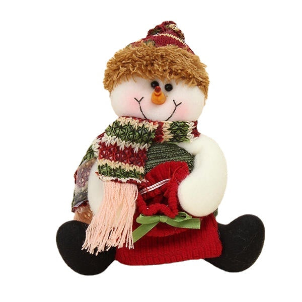 Christmas Decoration Santa Snowman Elk Pattern Pedant Ornament Gift Image 6