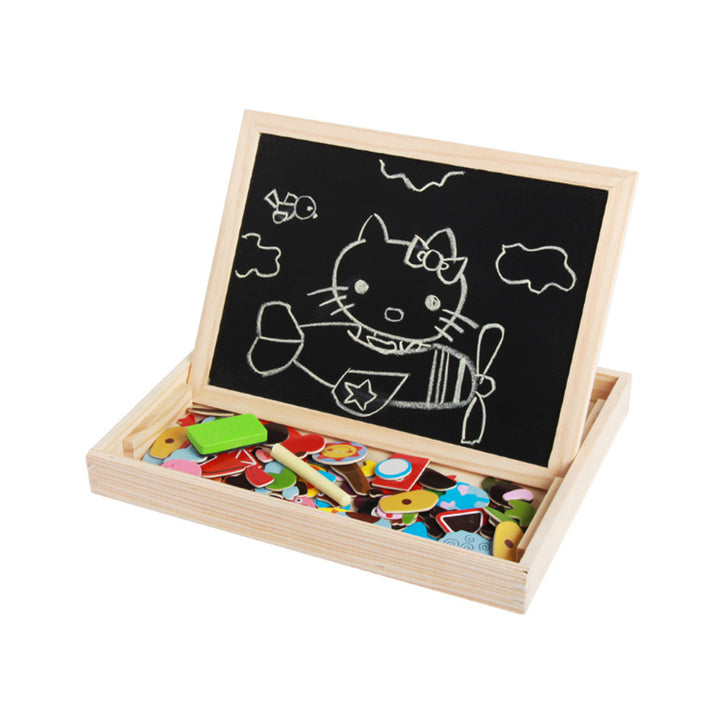 Childrens Magnetic Puzzle Double-sided Drawing Board Early Childhood Education Indoor toys Image 6