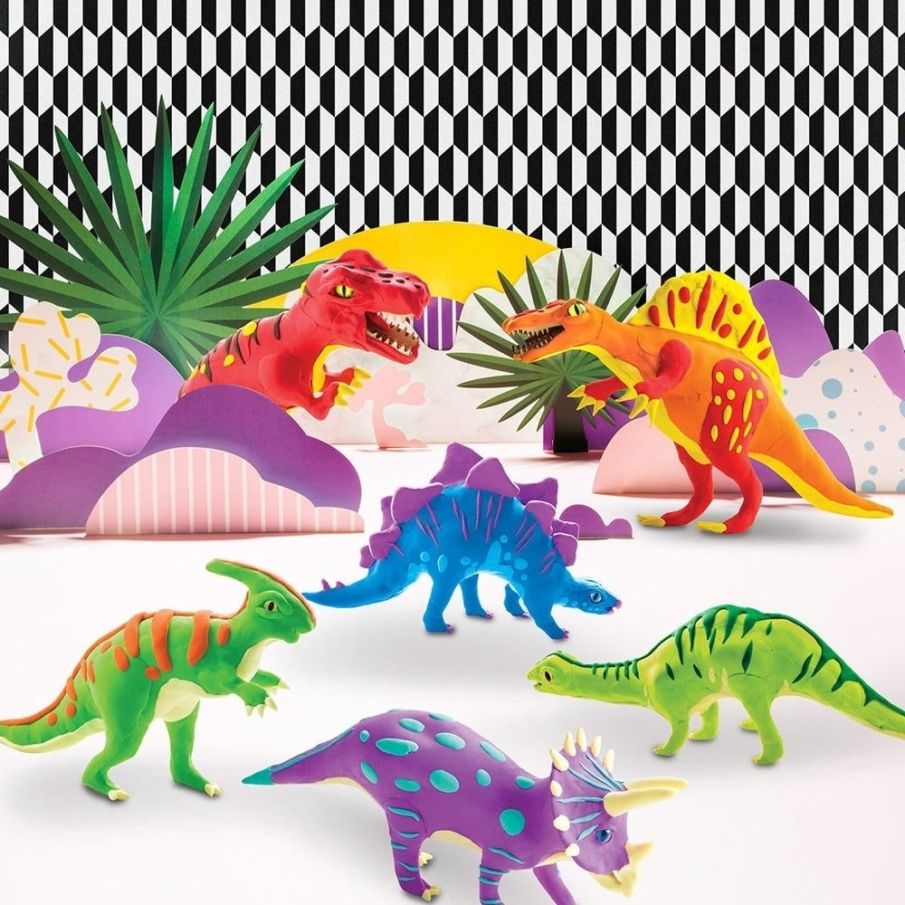Clay Dinosaur Series 3D Puzzle Modeling Childrens Manual DIY Rubber Color Mud Toys Image 4