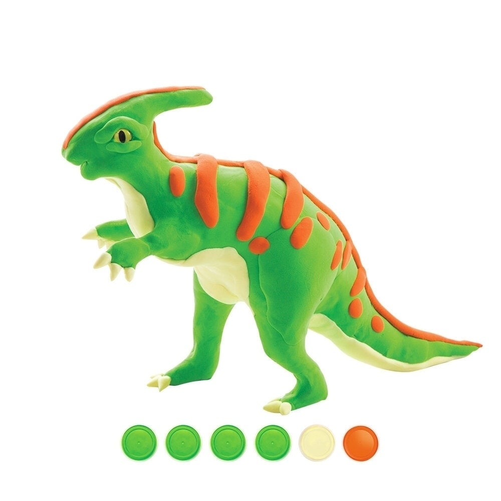 Clay Dinosaur Series 3D Puzzle Modeling Childrens Manual DIY Rubber Color Mud Toys Image 1