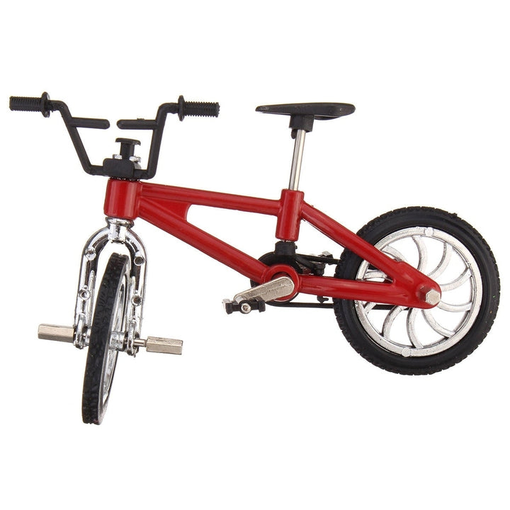 Cool Finger Alloy Bicycle Set Children Kid Model Rare Small Mini Toy Image 2