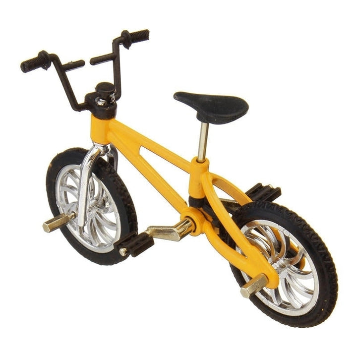 Cool Finger Alloy Bicycle Set Children Kid Model Rare Small Mini Toy Image 4