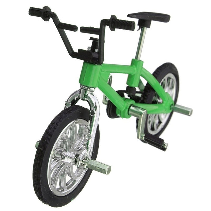 Cool Finger Alloy Bicycle Set Children Kid Model Rare Small Mini Toy Image 6
