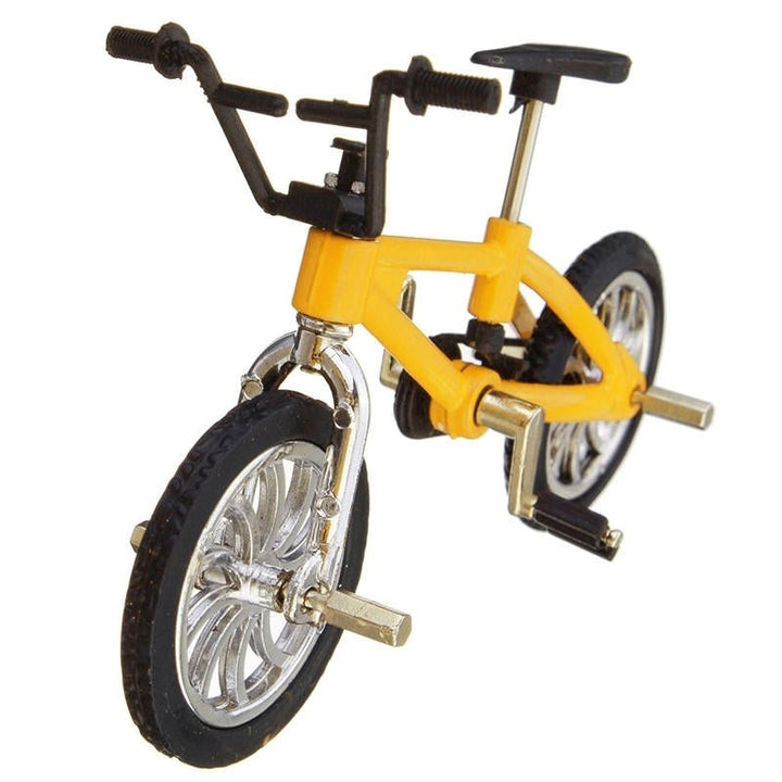 Cool Finger Alloy Bicycle Set Children Kid Model Rare Small Mini Toy Image 7
