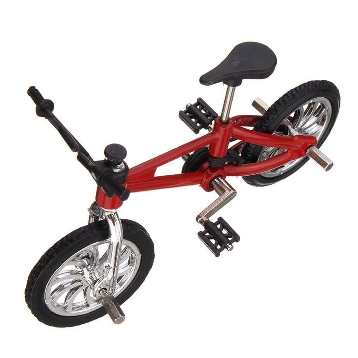 Cool Finger Alloy Bicycle Set Children Kid Model Rare Small Mini Toy Image 8