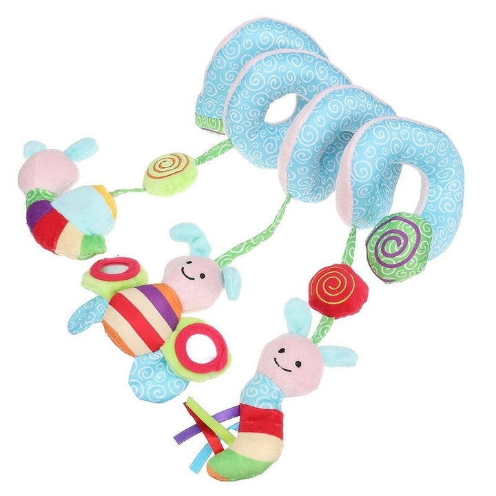 Cute Animal Music Sounding Car Hanging Bed Hanging Spiral Rattles Baby Toys Image 3