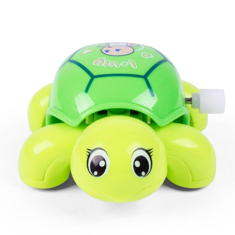 Cute Cartoon Animal Clockwork Turtle Mini Crawling Wind Up Kids Educational Classic Toy Random Color Image 3