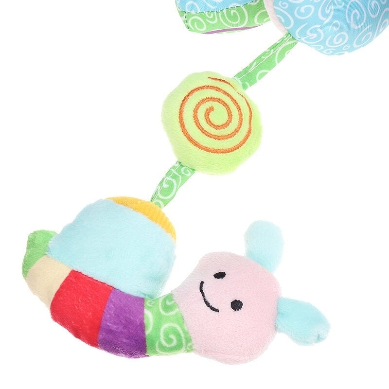 Cute Animal Music Sounding Car Hanging Bed Hanging Spiral Rattles Baby Toys Image 4