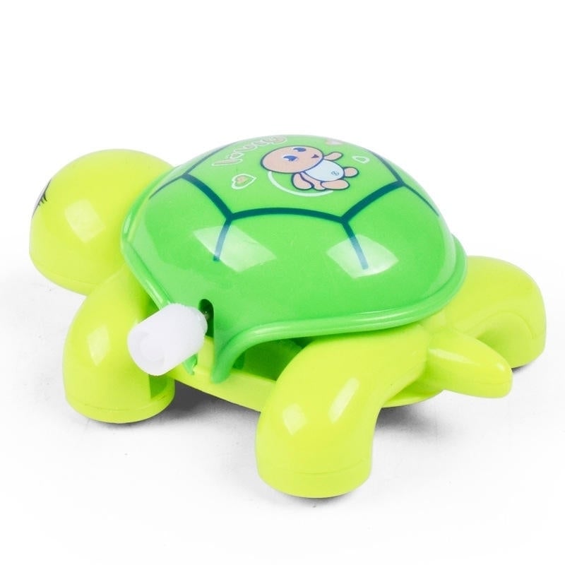 Cute Cartoon Animal Clockwork Turtle Mini Crawling Wind Up Kids Educational Classic Toy Random Color Image 6