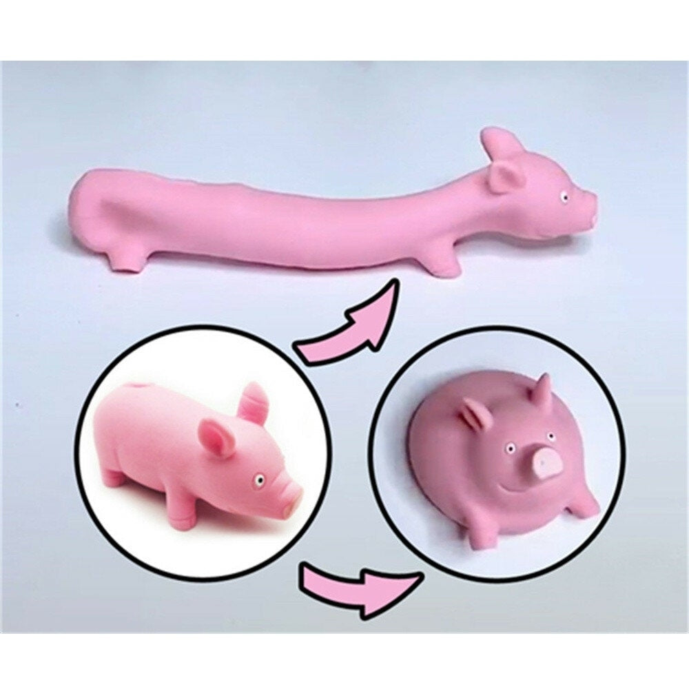 Cute Pink Pig Vent Lala Le Sand Filled Creative Decompression Toys Image 2