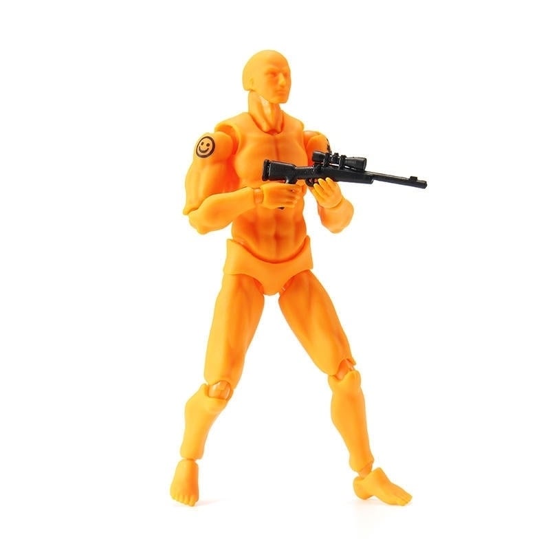 Deluxe Edition Orange Male Style PVC Action Figure Toys Collectible Model Dolls Toy Image 2