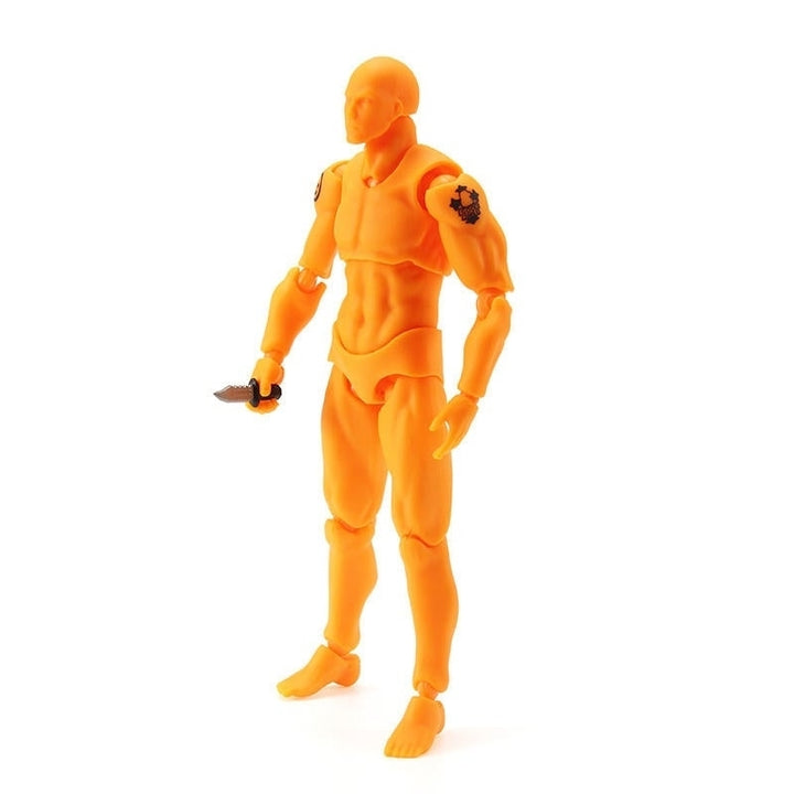 Deluxe Edition Orange Male Style PVC Action Figure Toys Collectible Model Dolls Toy Image 3